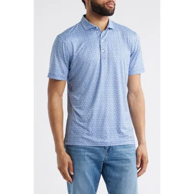 Johnnie-o Four Leaf Clover Print Featherweight Performance Polo