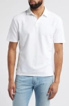 Johnnie-o Frankie Hangin' Out Johnny Collar Polo In White