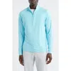 Johnnie-o Freeborne Prep-formance Quarter Zip Pullover In Blue