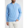Johnnie-o Freeborne Prep-formance Quarter Zip Pullover In Seychelles
