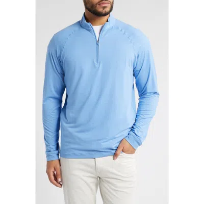 Johnnie-o Freeborne Prep-formance Quarter Zip Pullover In Seychelles