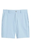 Johnnie-o Fusionn Stretch Nylon Chino Shorts In Dawn