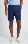 Johnnie-o Fusionn Stretch Nylon Chino Shorts In Navy
