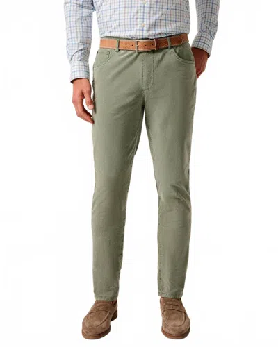 Johnnie-o Hampton Garment-dyed Corduroy Pant In Army In Green