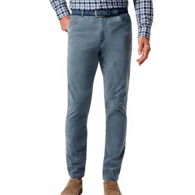 Johnnie-o Hampton Garment-dyed Corduroy Pant In Indigo In Multi