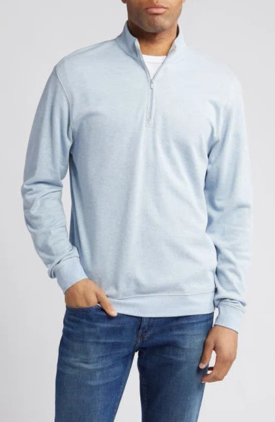 Johnnie-o Hanks Quarter Zip Pullover In Malibu