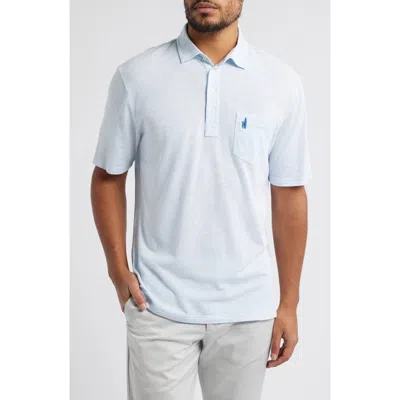 Johnnie-o Heathered Original 2.0 Pocket Polo In Air
