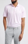 Johnnie-o Hex Geo Print Prep-formance Golf Polo In Porto Pink