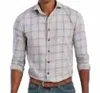 Johnnie-o Hubert Top Shelf Button-down Shirt In Grey In Gray