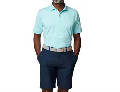 Johnnie-o Huron Golf Polo In Peacock In Blue