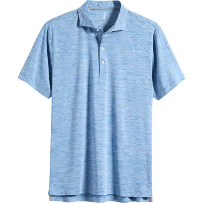 Johnnie-o Huron Prep-formance Polo In Barrels Blue