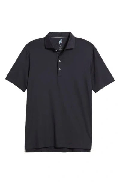 Johnnie-o Huron Prep-formance Polo In Black