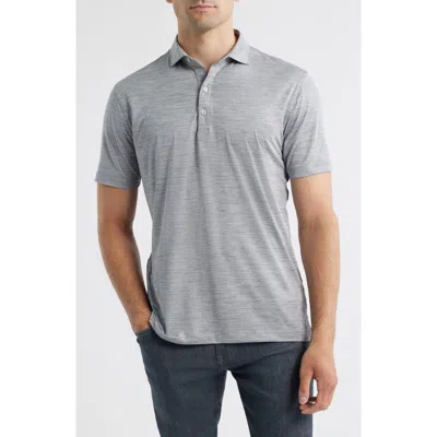 Johnnie-o Huron Prep-formance Polo In Gray