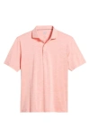 Johnnie-o Huron Prep-formance Polo In Pink