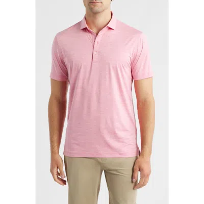 Johnnie-o Huron Prep-formance Polo In Pink