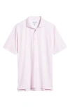 Johnnie-o Island Times Geo Print Performance Polo In Porto Pink
