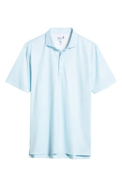 Johnnie-o Island Times Geo Print Performance Polo In Tarpon