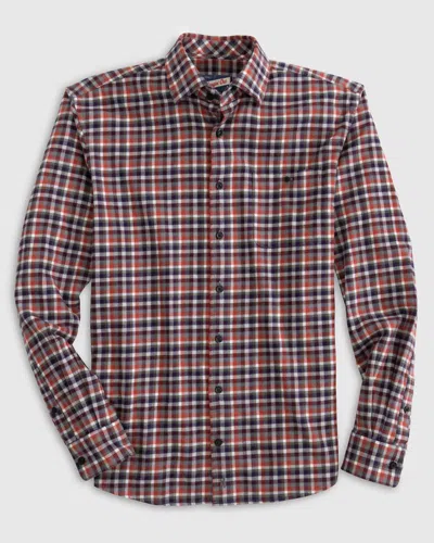 Johnnie-o Joe Hangin' Out Button Up Shirt In Amber In Brown