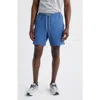 Johnnie-o Jumpin Rib Lounge Shorts In Blue