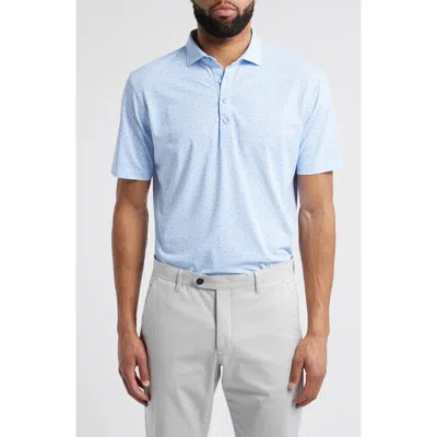 Johnnie-o Junes Floral Prep-formance Golf Polo In Seychelles