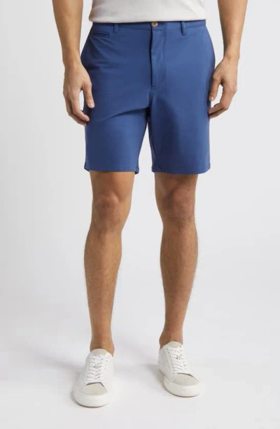 Johnnie-o Jupiter Cotton Blend Chino Shorts In Lake