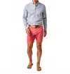 Johnnie-o Jupiters Cotton Performance Shorts In Malibu Red In Pink