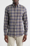 Johnnie-o Kamper Plaid Cotton Blend Button-down Shirt In Multi