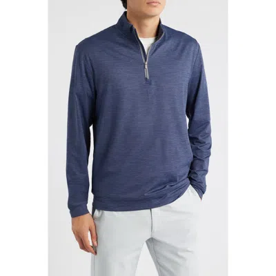 Johnnie-o Kanan Quarter Zip Pullover In Blue