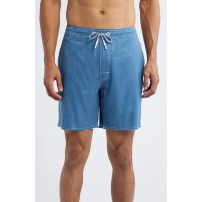 Johnnie-o Low Tide Swim Trunks In Lake