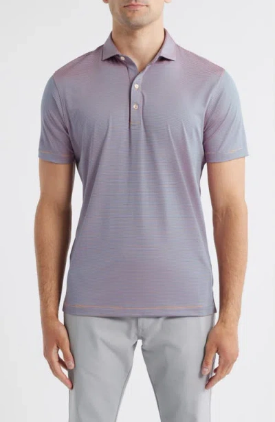Johnnie-o Lyndon Classic Fit Polo In Gray