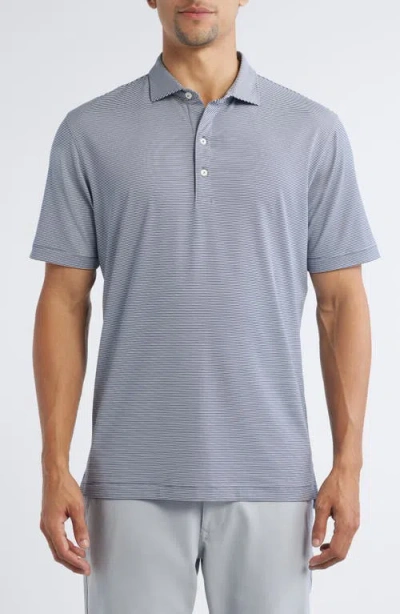 Johnnie-o Lyndon Classic Fit Polo In Gray