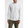 Johnnie-o Maarten Plaid Performance Button-up Shirt In White