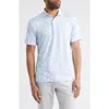 Johnnie-o Mana Leaf Print Featherweight Performance Polo