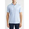 Johnnie-o Marietta Featherweight Prep-formance Jersey Polo In Blue