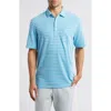 Johnnie-o Matthis Stripe Pocket Polo In Maya