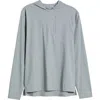 Johnnie-o Maxwell Hooded Long Sleeve T-shirt In Thunder
