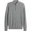 JOHNNIE-O JOHNNIE-O MAYFAIR HALF ZIP CASHMERE SWEATER