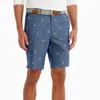 JOHNNIE-O MEN'S HULA GARMENT DYED SHORTS IN CHAMBRAY