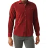 Johnnie-o Men's Kodiak Button Down Shirt In Malibu Red In Multi