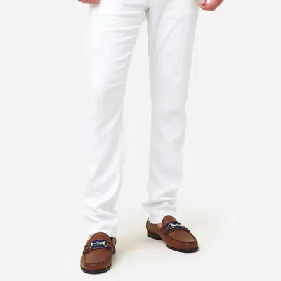 Johnnie-o Men's Lino 5-pocket Chino Pant In White