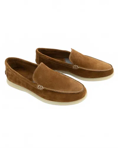 Johnnie-o Men's Malibu Moccasin 2.0 In Whiskey In Brown