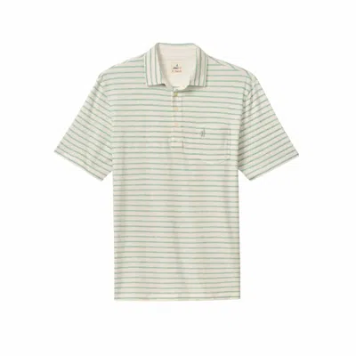 Johnnie-o Men's Original 4 Button Polo Shirt In Matthis Stripe In Multi