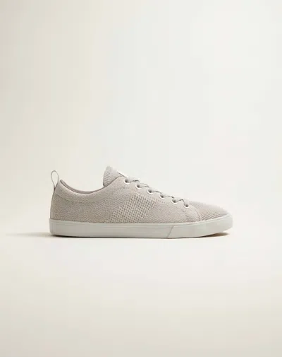 Johnnie-o Men's Techknit Sneaker In White In Beige