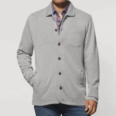 Johnnie-o Men's Tudor Knit Sweater In Light Gray