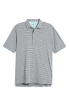 JOHNNIE-O MICHAEL STRIPE PERFORMANCE GOLF POLO