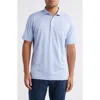 Johnnie-o Michael Stripe Performance Golf Polo In Seychelles
