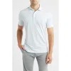 Johnnie-o Michael Stripe Performance Golf Polo In White