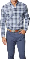 Johnnie-o Micke Tucked Button Up Shirt In Laguna Beach In Multi
