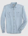 JOHNNIE-O MORGAN BUTTON DOWN SHIRT IN CHAMBRAY