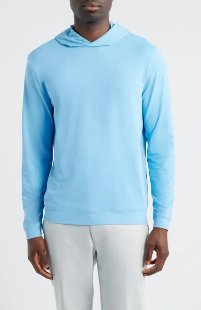 Johnnie-o Motion Performance Hoodie In Blue